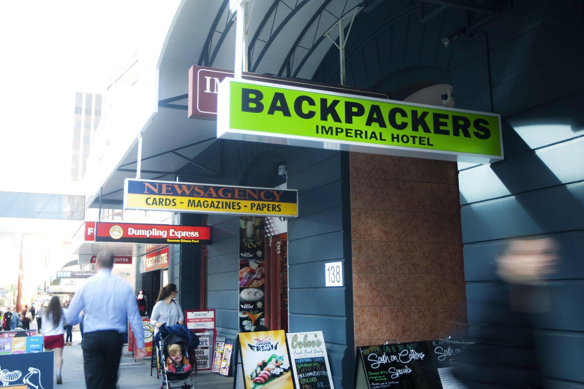 Backpackers Imperial Hotel Hobart Kültér fotó